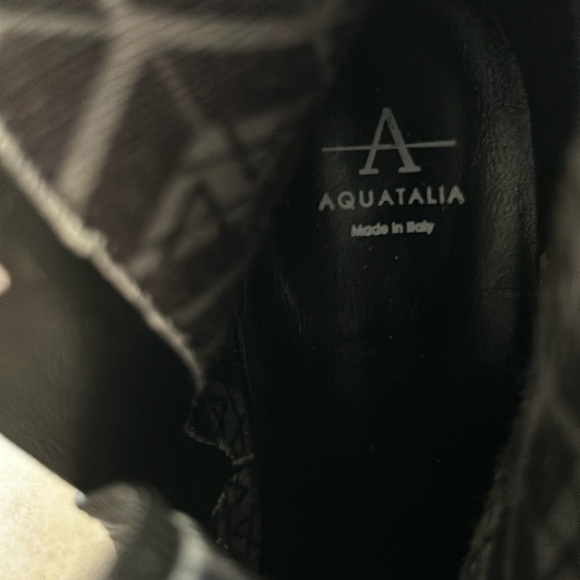 NWOB AQUATALIA Nario Weatherproof Leather Bootie Made in Italy Women’s 7.5M - Picture 7 of 10